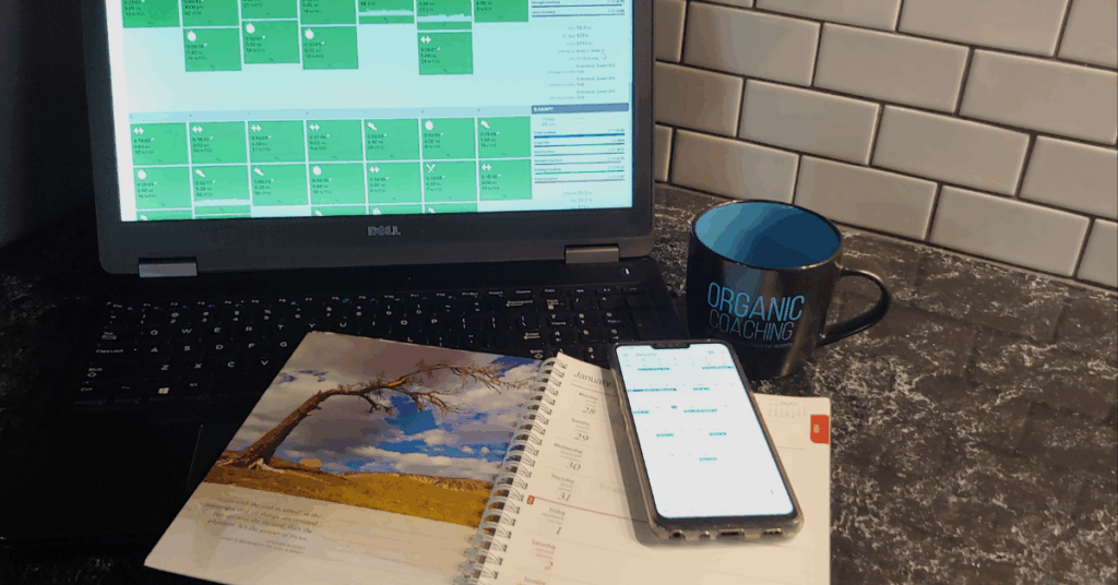 trainingpeaks calendar and paper calendar